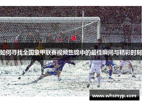如何寻找全国象甲联赛视频集锦中的最佳瞬间与精彩时刻